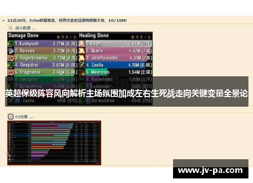英超保级阵容风向解析主场氛围加成左右生死战走向关键变量全景论